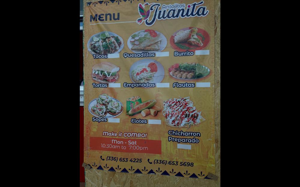 Antojitos Juanita Quesadillas